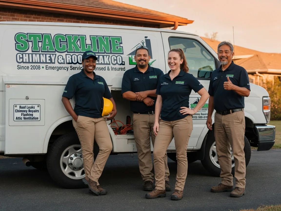 Chimney flashing repair company in Jeffersonville, VT
